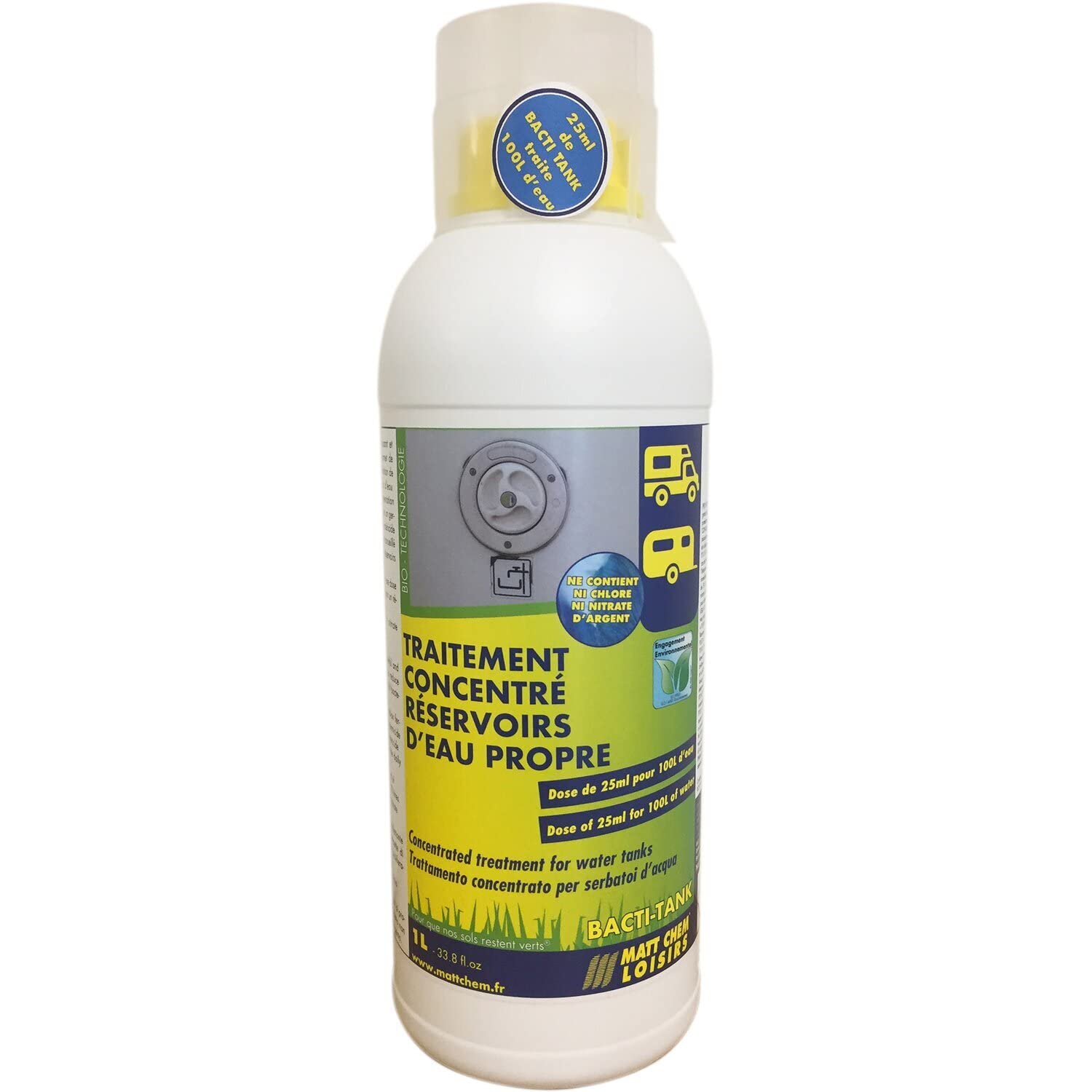 Matt Chem Traitement pour réservoirs d’Eau Propre BACTI-Tank