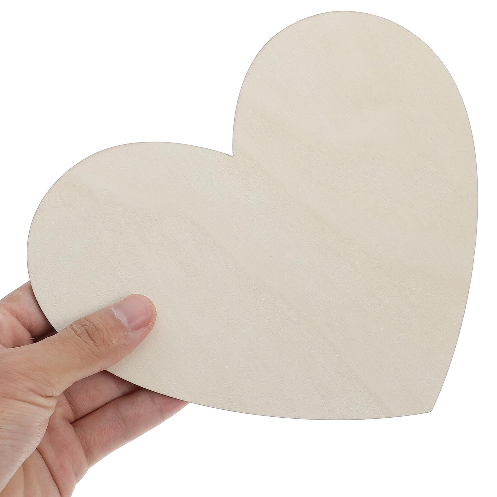 30 Stück Große Herzförmige Holzscheiben aus Unbehandeltem Holz Glatt Geschliffen Selbstgemacht Basteldekorationen für Hochzeiten Valentinstag Wohndeko