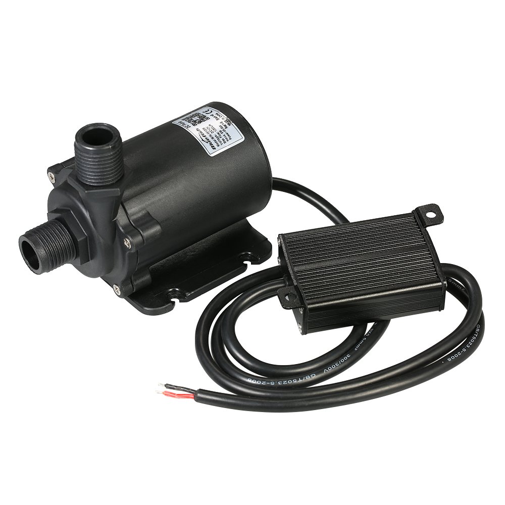 Bomba de agua sin escobillas DC12V 1200L/H para sistemas hidropónicos de peceras de acuario