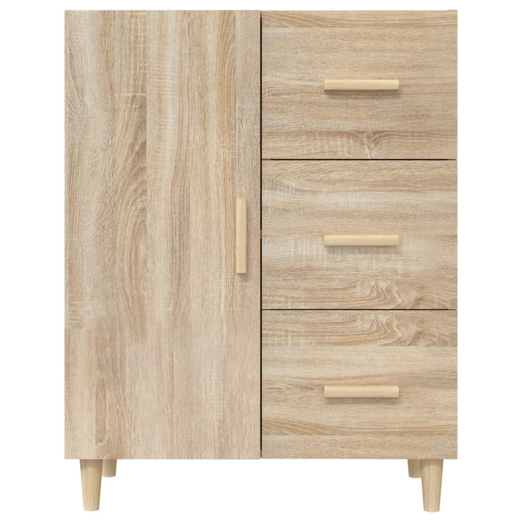 vidaXL Buffet Armoire de Rangement Organisateur de Maison Armoire de Salon Meuble de Rangement Intérieur Chêne Sonoma 69,5x34x90 cm Bois d'Ingénierie