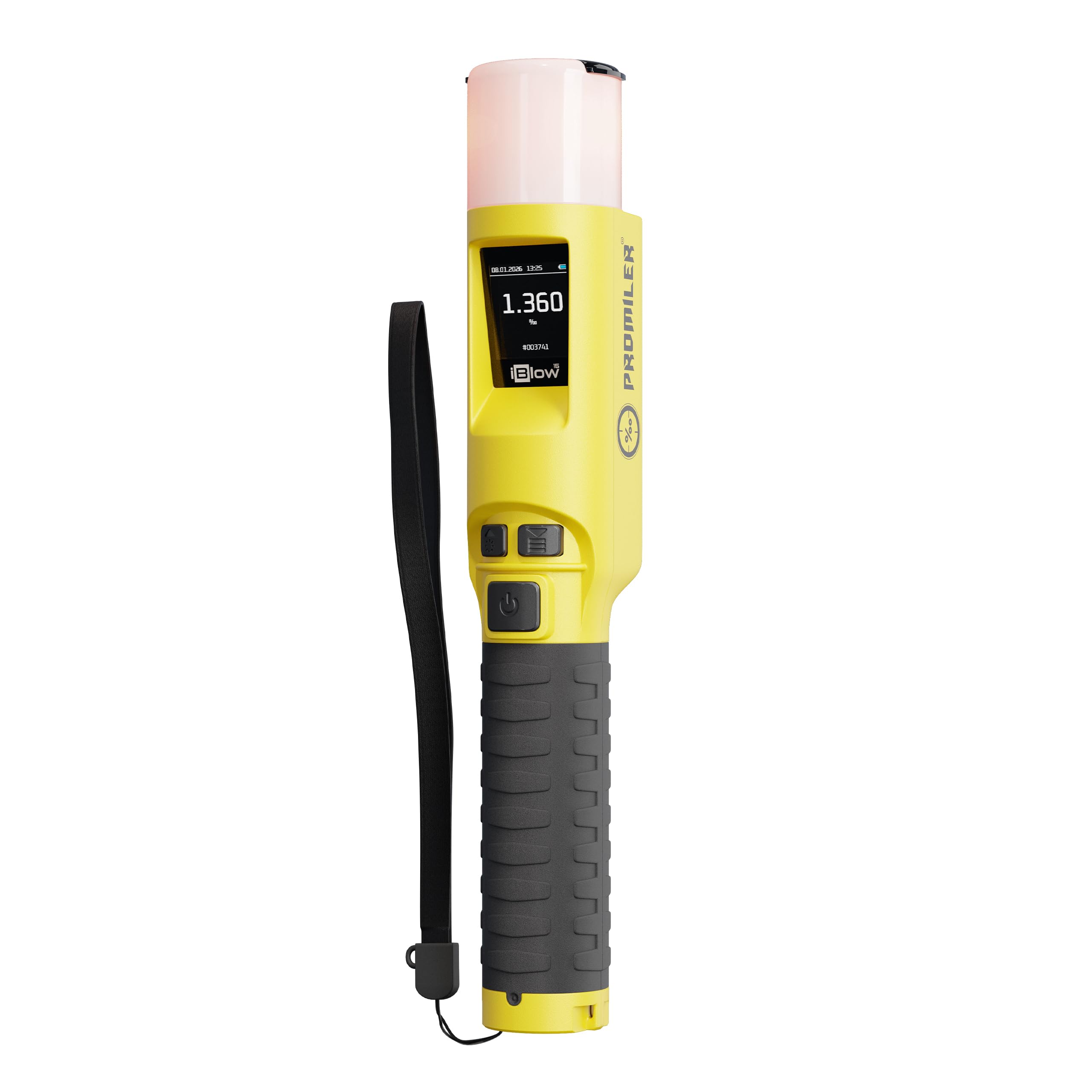 ALKOMAT PROMILER iBLOW 15 PRZESIEWOWY BEZUSTNIKOWY Wyświetlacz OLED MENU PL