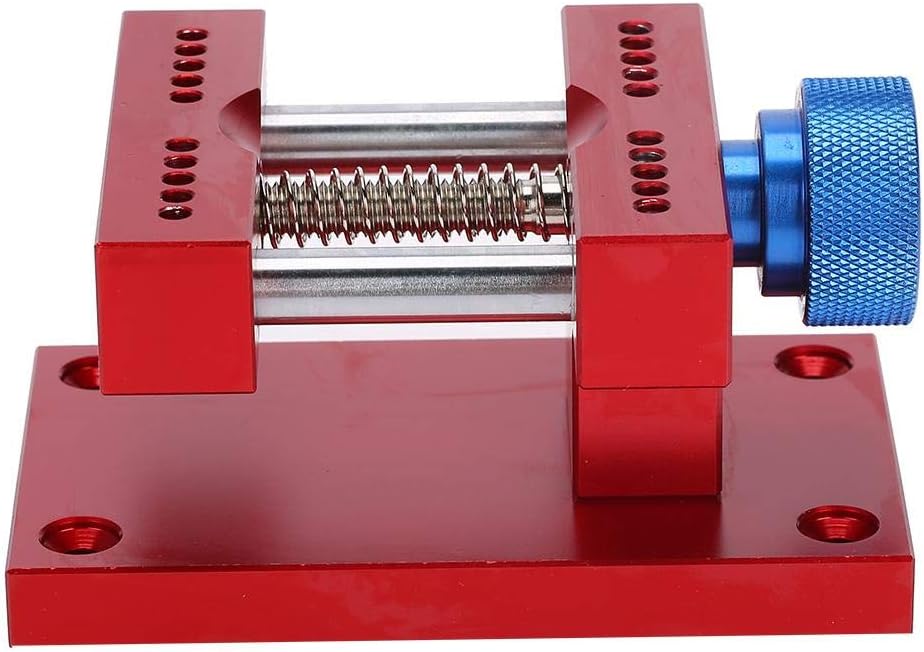 Watchmaker Repair Kit, Metal Adjustable Watch Case Holder Watch Strap Remover Base Movement Repair Tool Repair