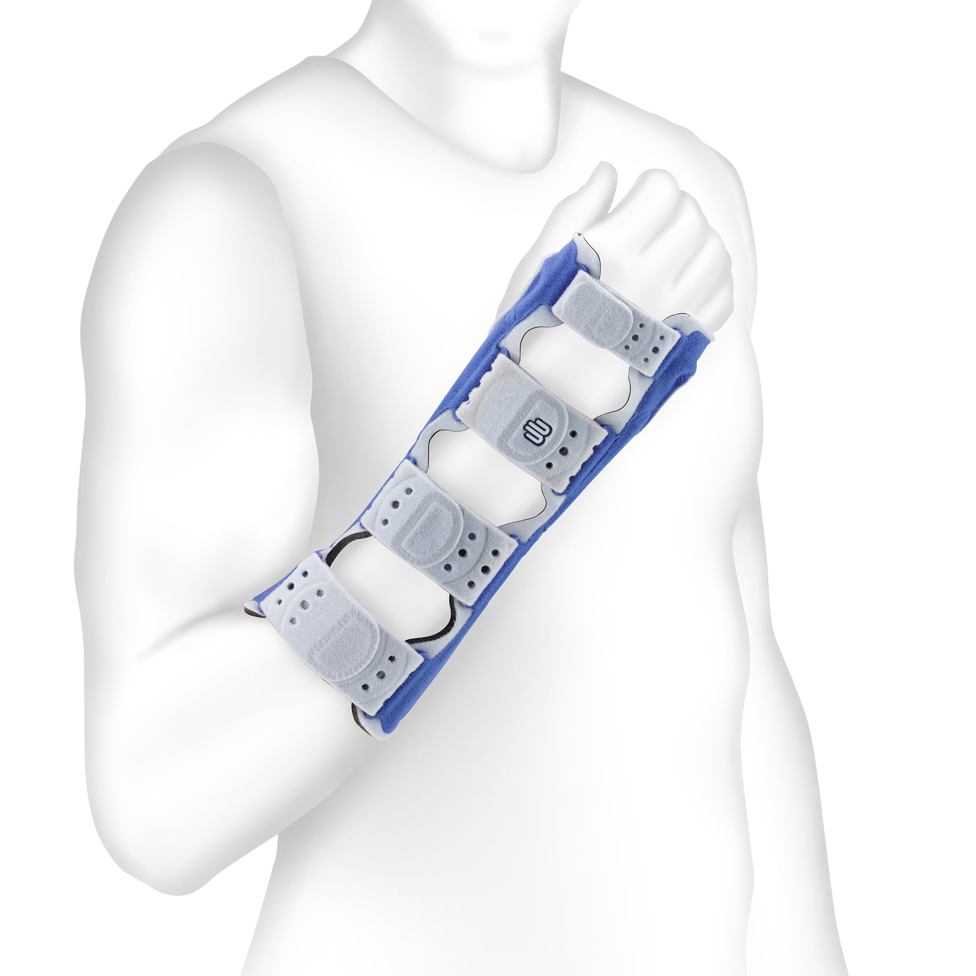 Orth MANULOC Rhizo Long Hand Grip Stabilorth Size 1 Titanium 265 g