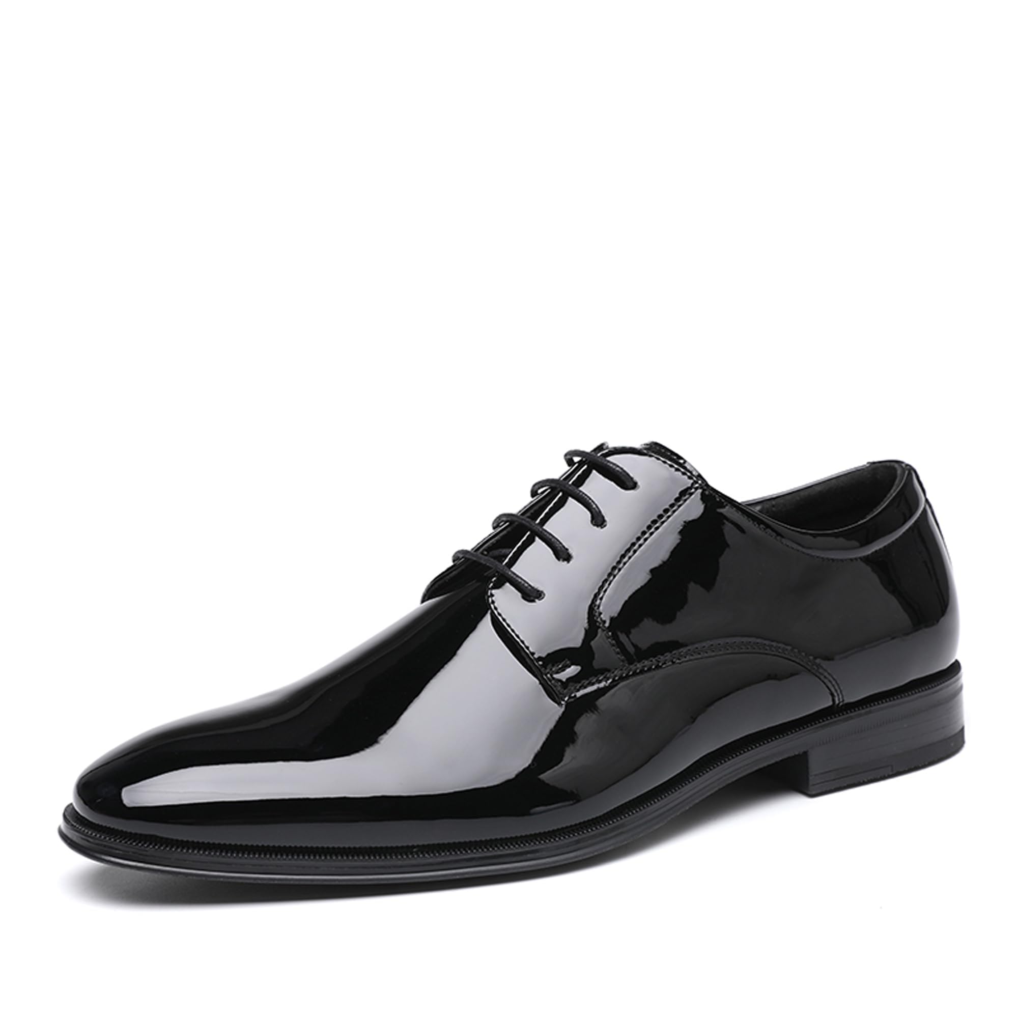 DECARSDZ Patent Leather Oxford Dress Shoes