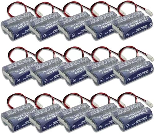 (15 unidades) 2CR17450-2WK27 D80UB016170 3V 2600mAh Batería para Mazak 2CR17450 3V Batería