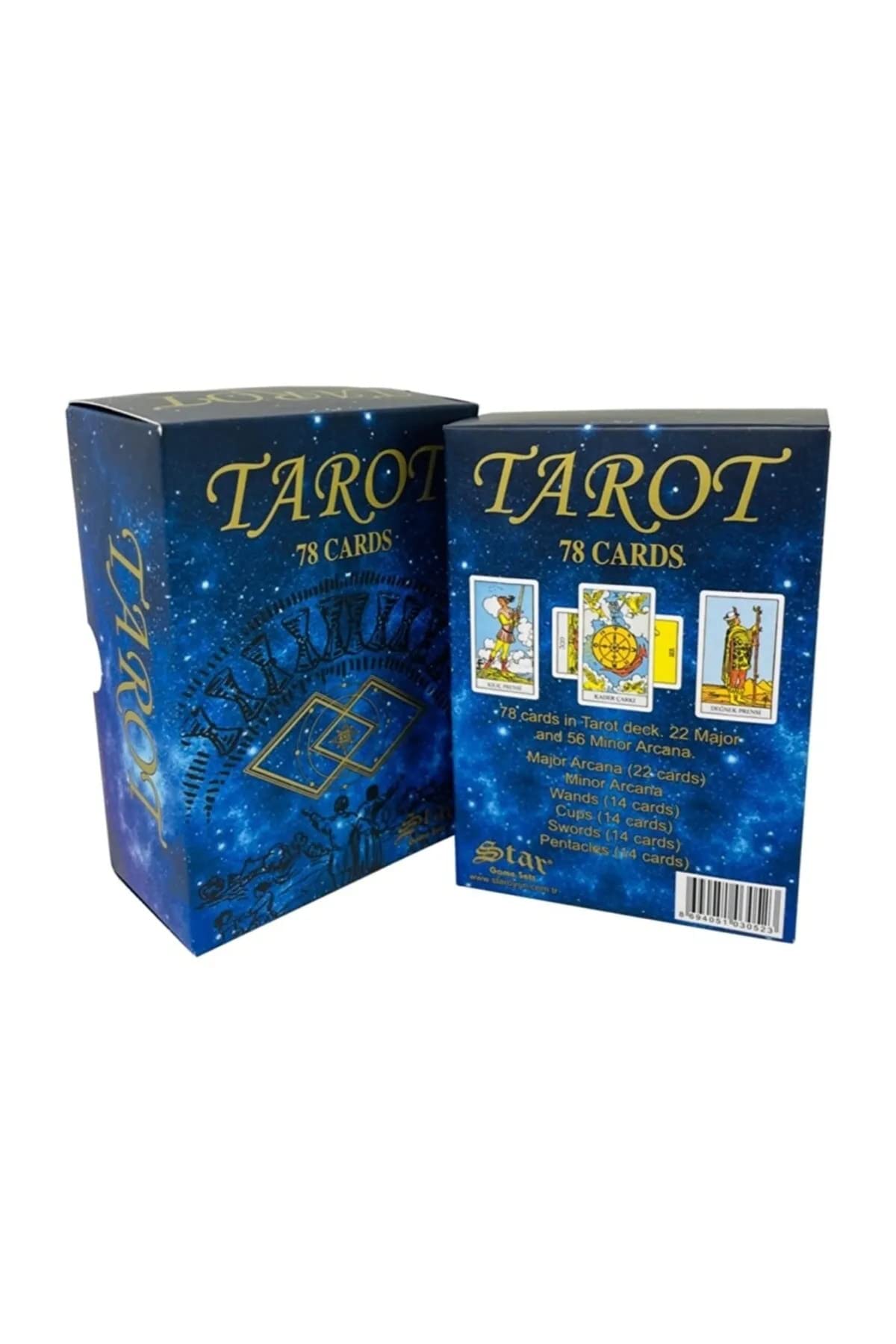 MUIBAZAAR Tarot Kart Seti 78 Kartlı sadece Kart,