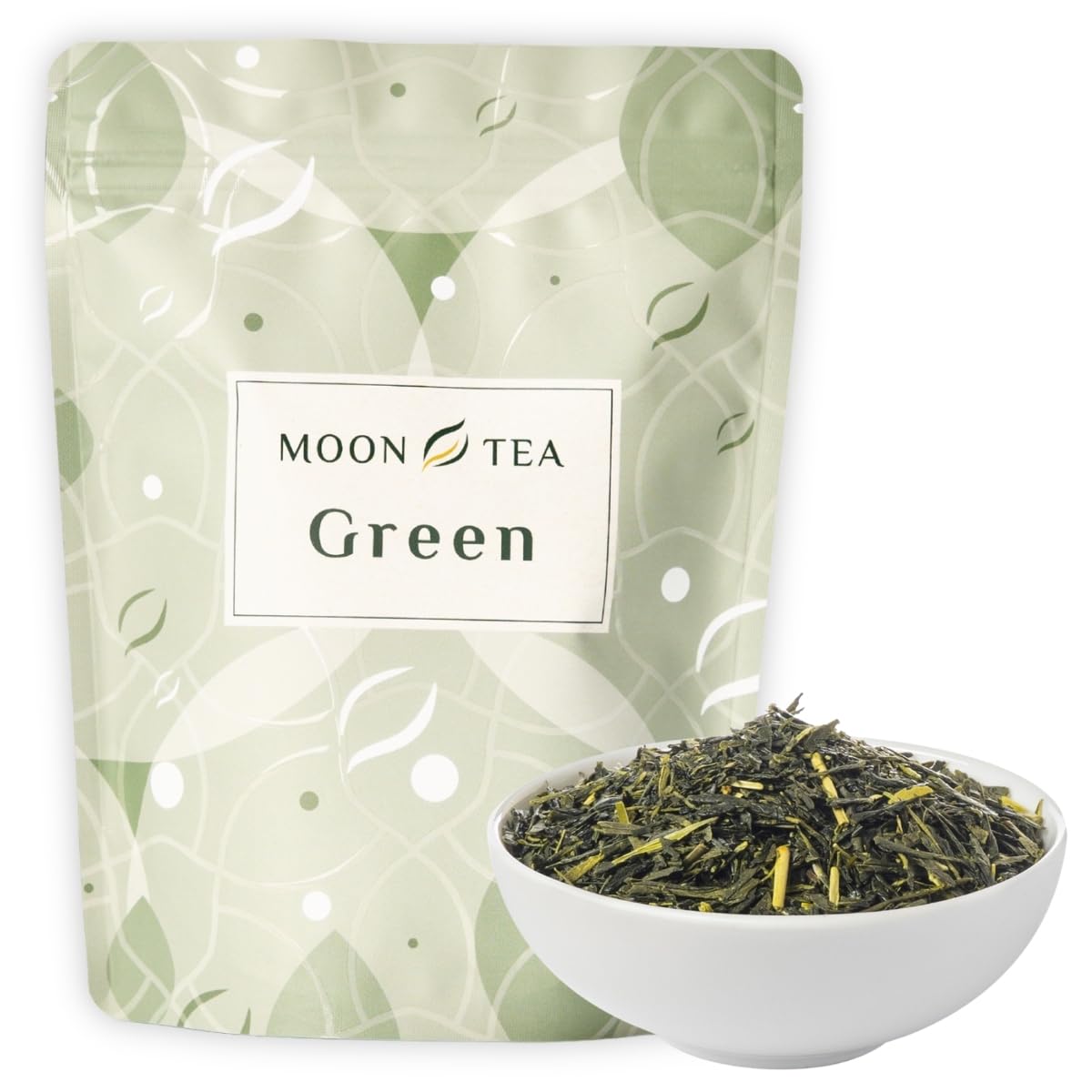 MoonTea | Tè Verde Sencha Shizu Machiko - 100 g | Tè Giapponese in Foglia | Aroma di Fiori di Ciliegio - Note Floreali Delicate - Gusto Morbido e Cremoso - Confezione Termosaldata