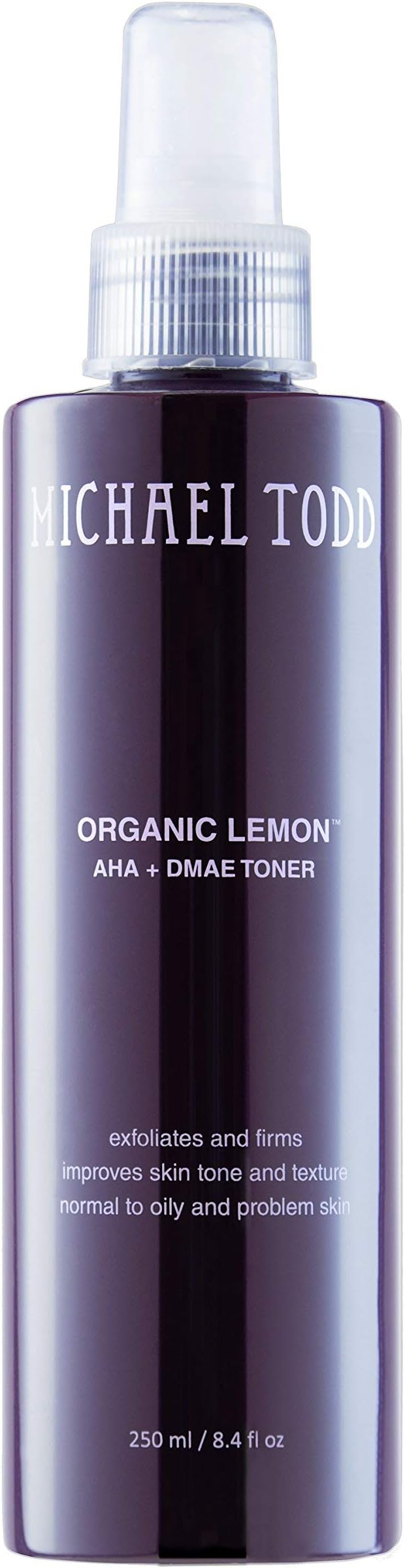 Michael Todd Organic Lemon Aha + DMAE Toner, 8.4 Fl Oz