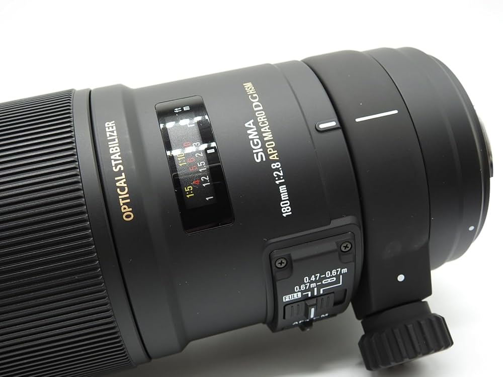 Amazon.co.jp: SIGMA APO MACRO 180mm F2.8 EX DG OS HSM レンズ