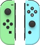 Controllers Compatible with Nintendo Switch, Wireless Switch Controllers Gamepad Supports Dual Vibration/Motion Control/Screenshot/Wake-up (Pink and Yellow)