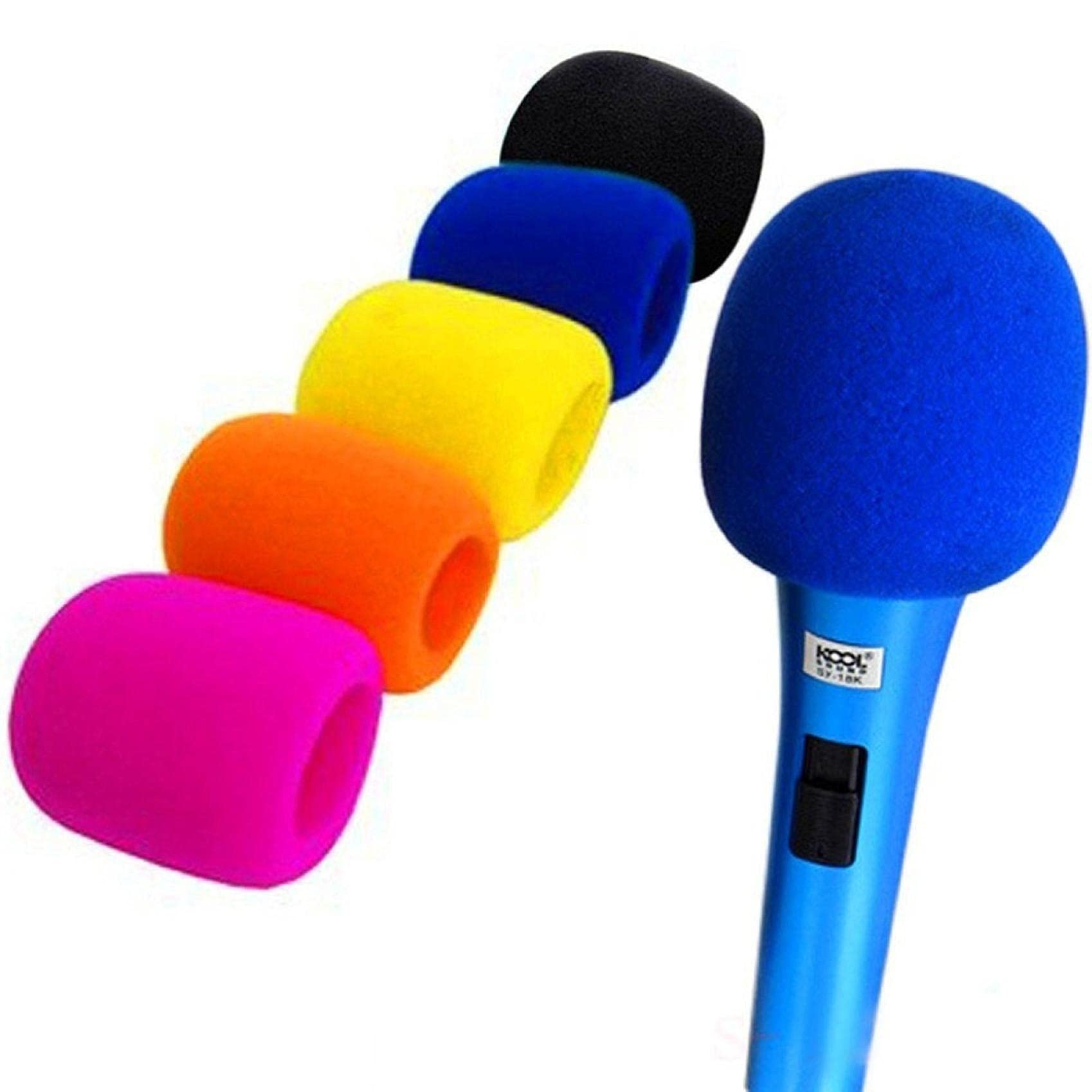 HOMSFOU 10 Pièces Bonnettes Anti-Vent Pour Micro-Cravate - Cache-Vent En Peluche Mignon Et Efficace