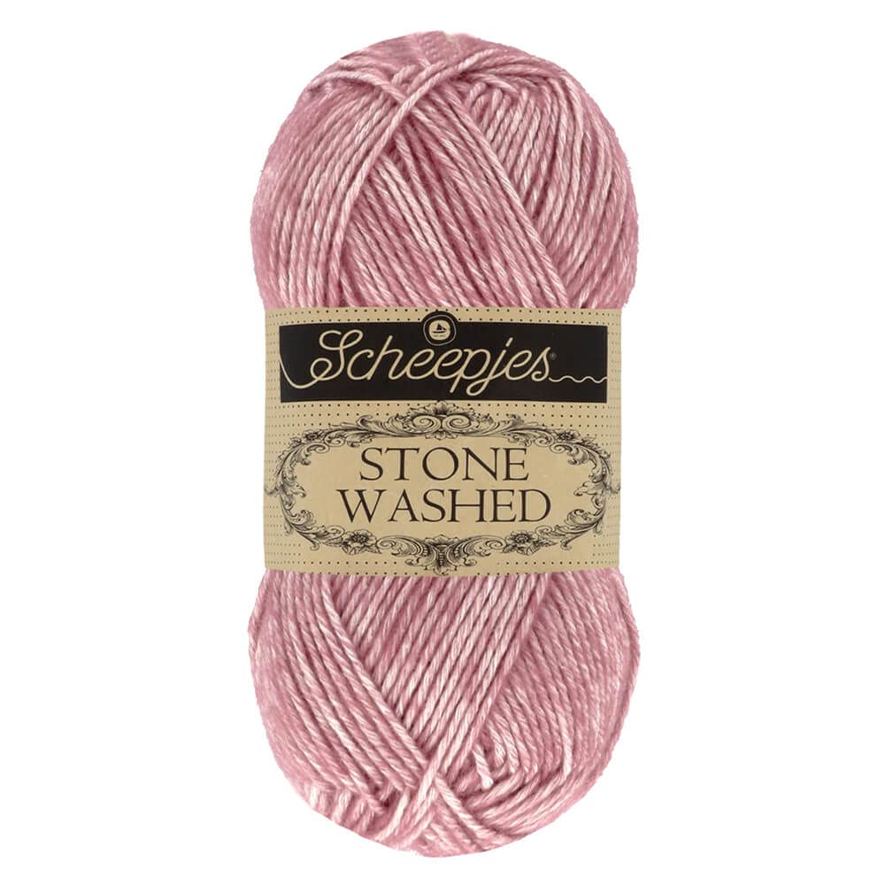 Scheepjes - Scheepjes Stone Washed 808 Corundum Ruby Yarn - 1x50g