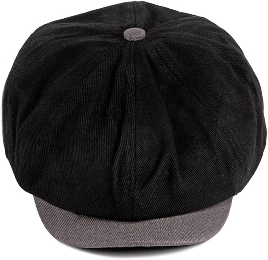JSEIAJB 男性ニュースボーイキャップ男性イギリス風コットンネイビー
