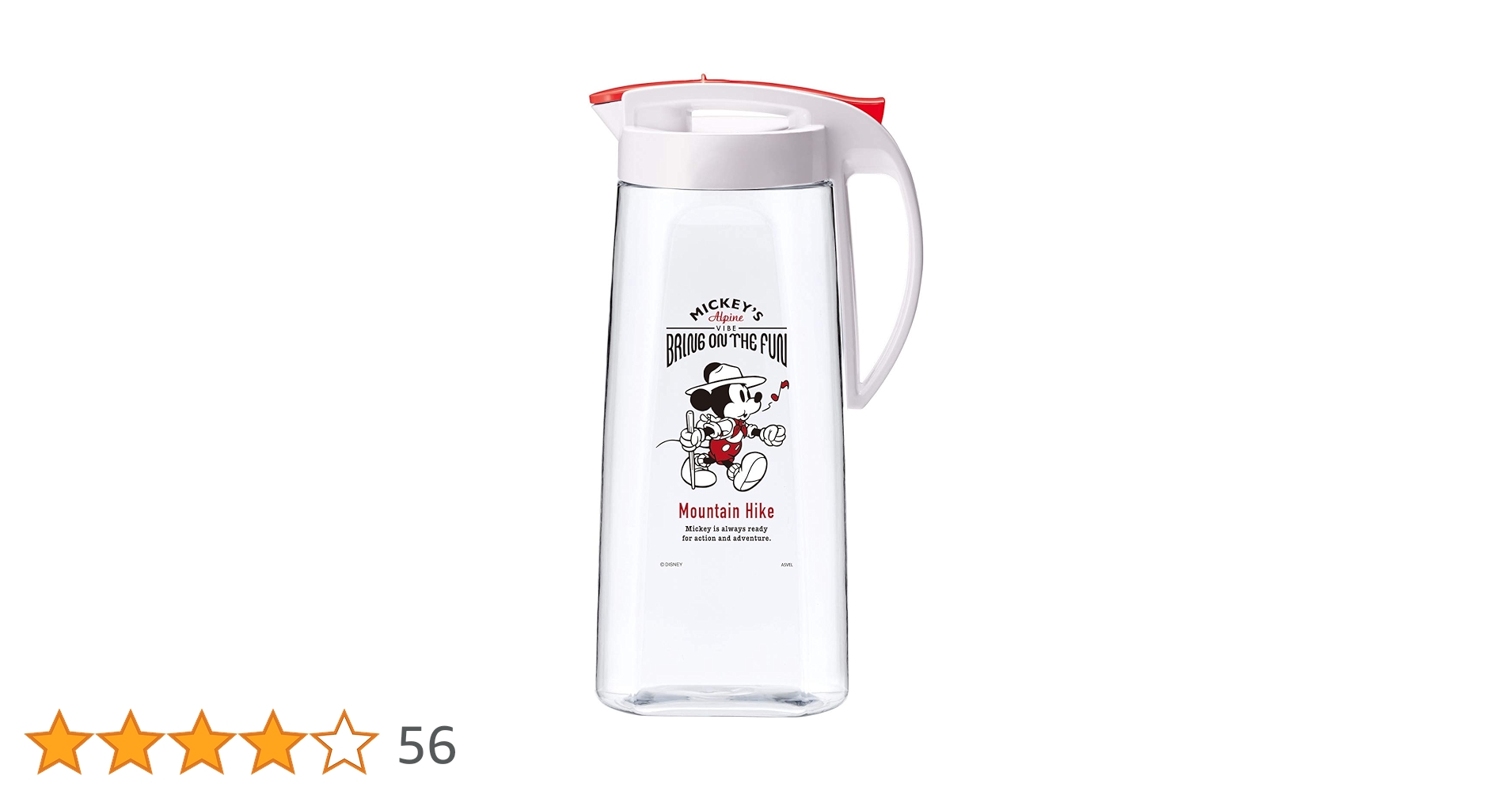 Amazon｜アスベル 冷水筒 ドリンク・ビオ2100C ミッキー 2.1L