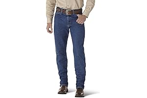 George Strait Cowboy Cut Original Fit Jeans: Wrangler Jeans for Men with...