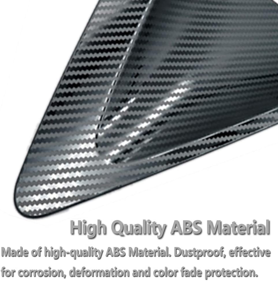 6Pcs ABS Automotive Exterior Door Handle Bowl Cover Trim Protector Outer Door Decoration Frame Trim Back Door Handle Cover Trim Accessories for Honda HRV 2016-2022（Bright Black）