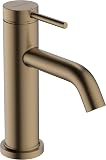 hansgrohe Tecturis S - Bathroom tap Without Waste Set, Energy-Saving (CoolStart), Bathroom Sink Water tap with spout Height 80mm, Bathroom Mixer tap Water-Saving (EcoSmart+), Brushed Bronze, 73301140 - 1