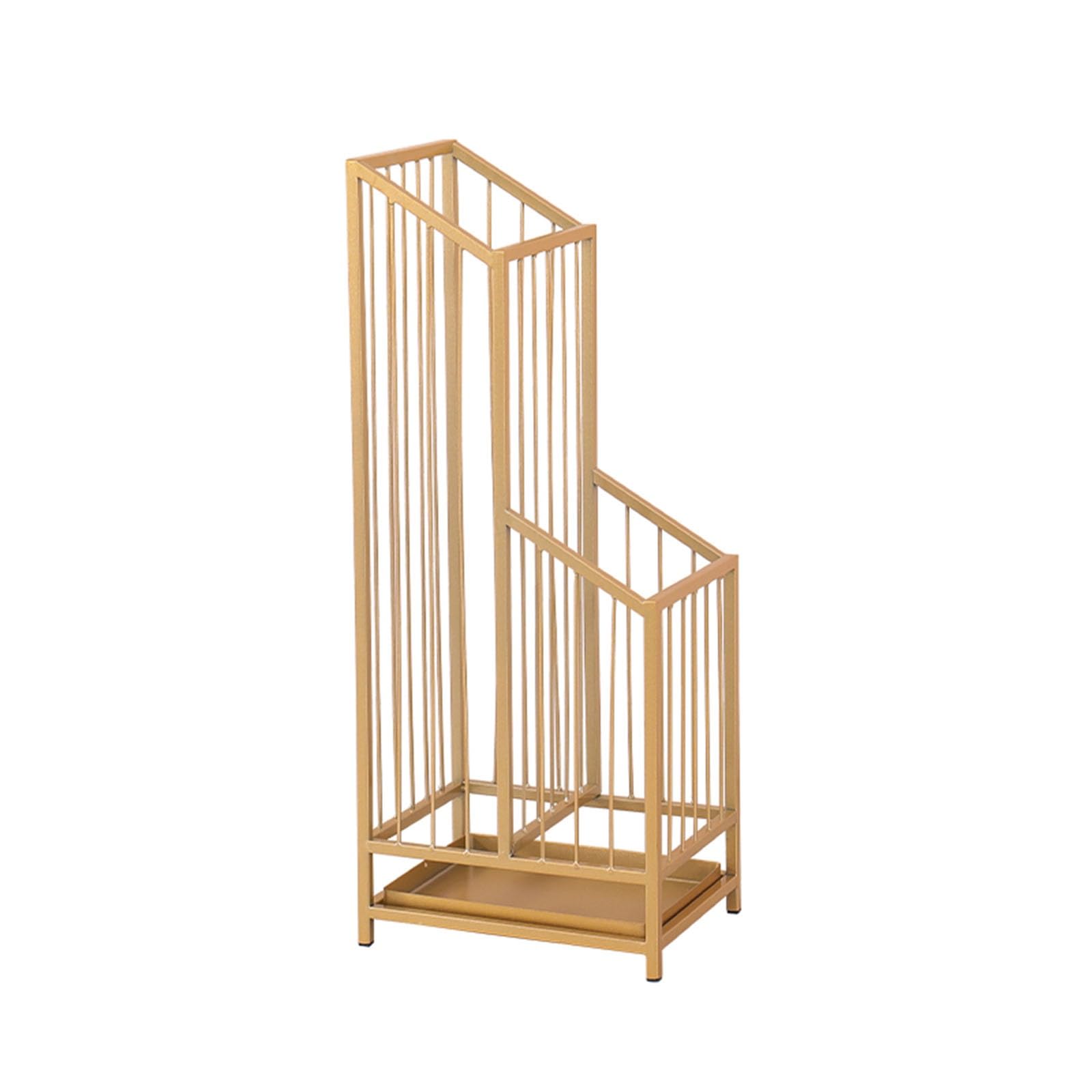 GYRAZXS Commercial Metal Umbrella Holder with Removable Drip Tray - Durable Stand for Corridor and Entrance, Large Capacity
