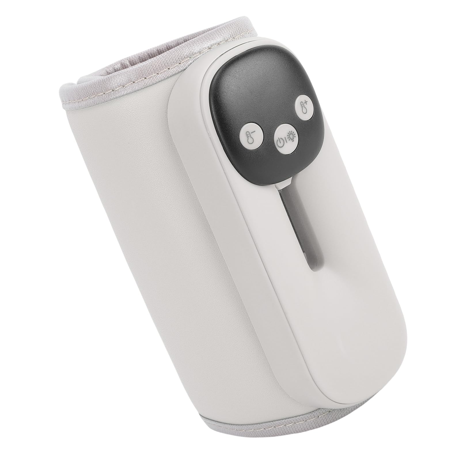 Haofy Scaldabiberon con Display Digitale e Luce Notturna - Impostazioni di Temperatura Regolabili - Ideale per Neonati - Materiale ABS (Beige)