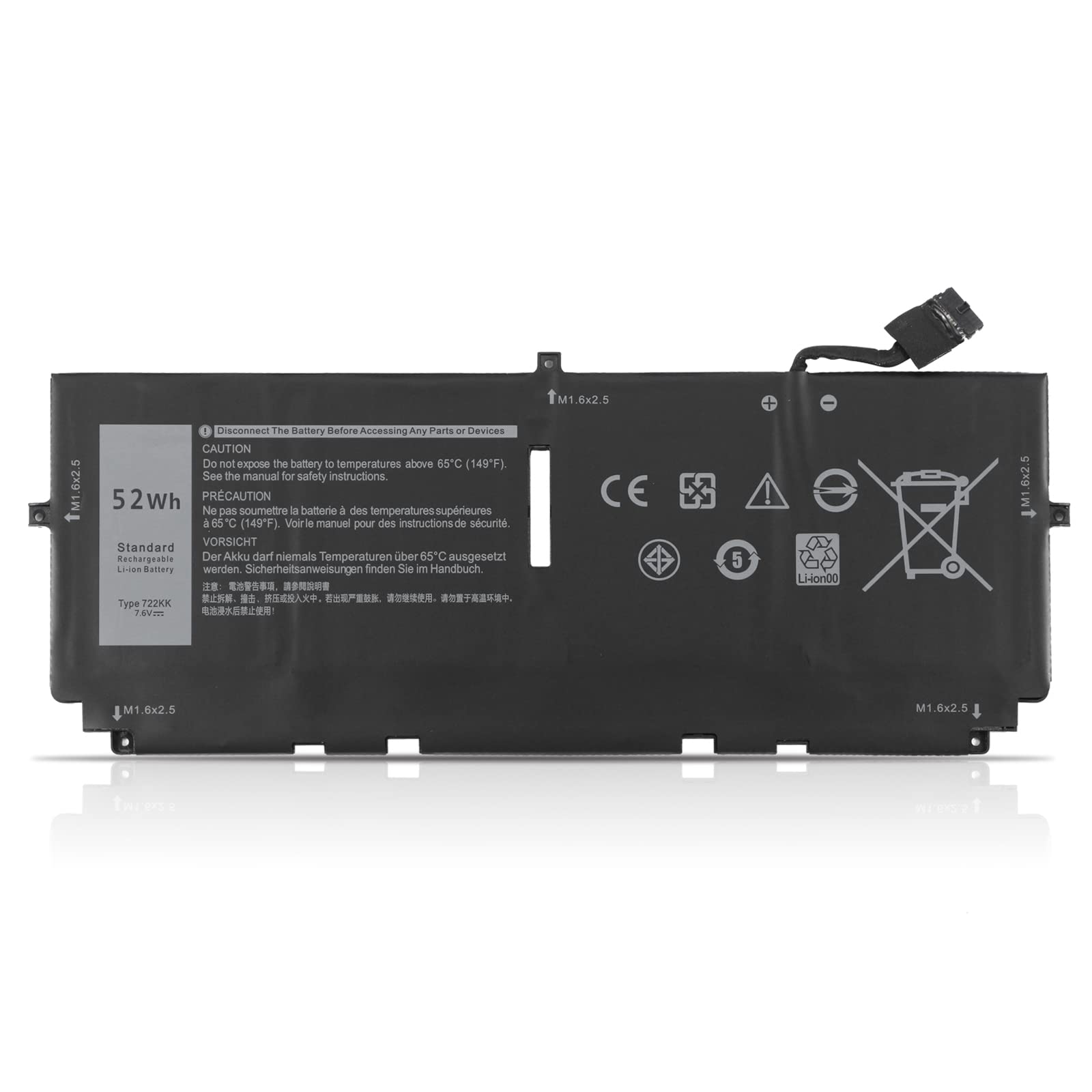 Batería De Laptop 722kk Compatible Dell Xps 13 9300 (2... | Cuotas sin