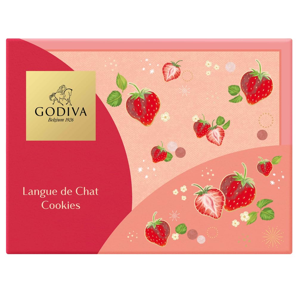 Amazon.co.jp: ゴディバ（GODIVA）あまおう苺ラングドシャクッキー