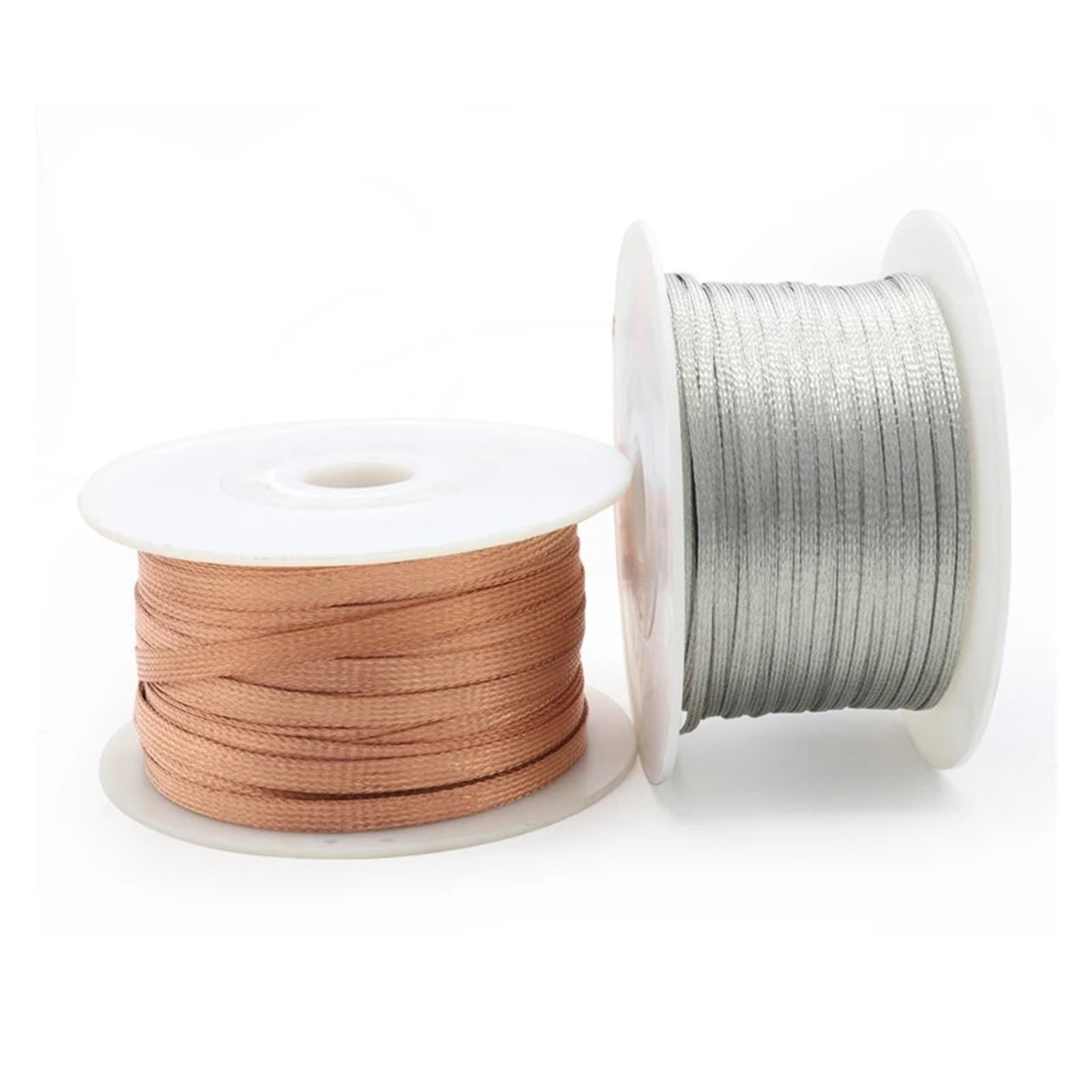 Płaski pleciony kabel miedziany, szerokość 2 mm ~ 28 mm, oplot miedziany, czysta miedź, ocynowana, rozszerzalna, ekranowana, metalowa osłona, czysta miedź, 12 mm, 10 metrów)