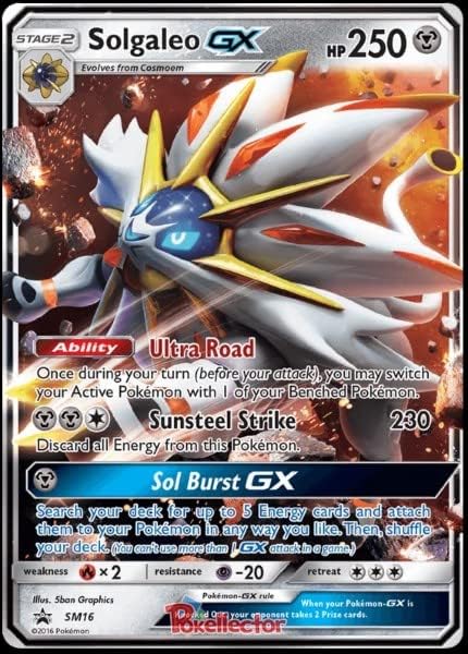 Pokemon - Solgaleo GX - SM16 - Promo - SM Black Star Promo