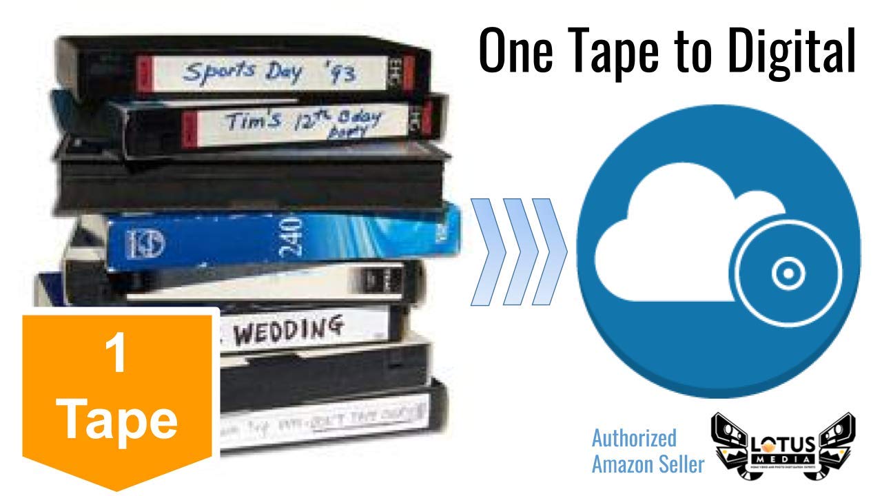 Buy Video Tape Transfer Service (VHS, VHSC, Hi8, Video 8, Digital8