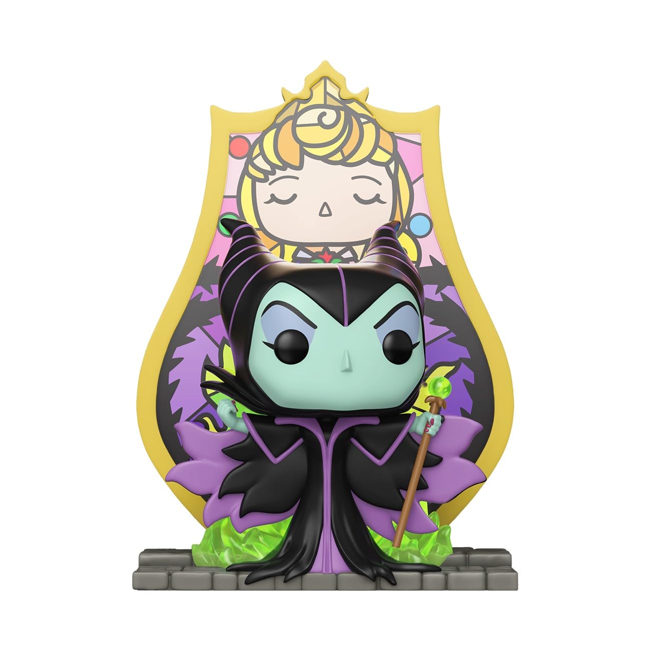 Funko Pop! Deluxe: Villains, Maleficent, (Glass), Disney Villains, Collectable Vinyl Figure, Gift Idea, Official Merchandise - Image 2