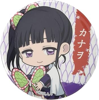 鬼滅の刃　クリスマス　栗花落カナヲ　ホロ　缶バッジ 鬼滅の刃 クリスマス 栗花落カナヲ ホロ 缶バッジ グッズ-バッチ