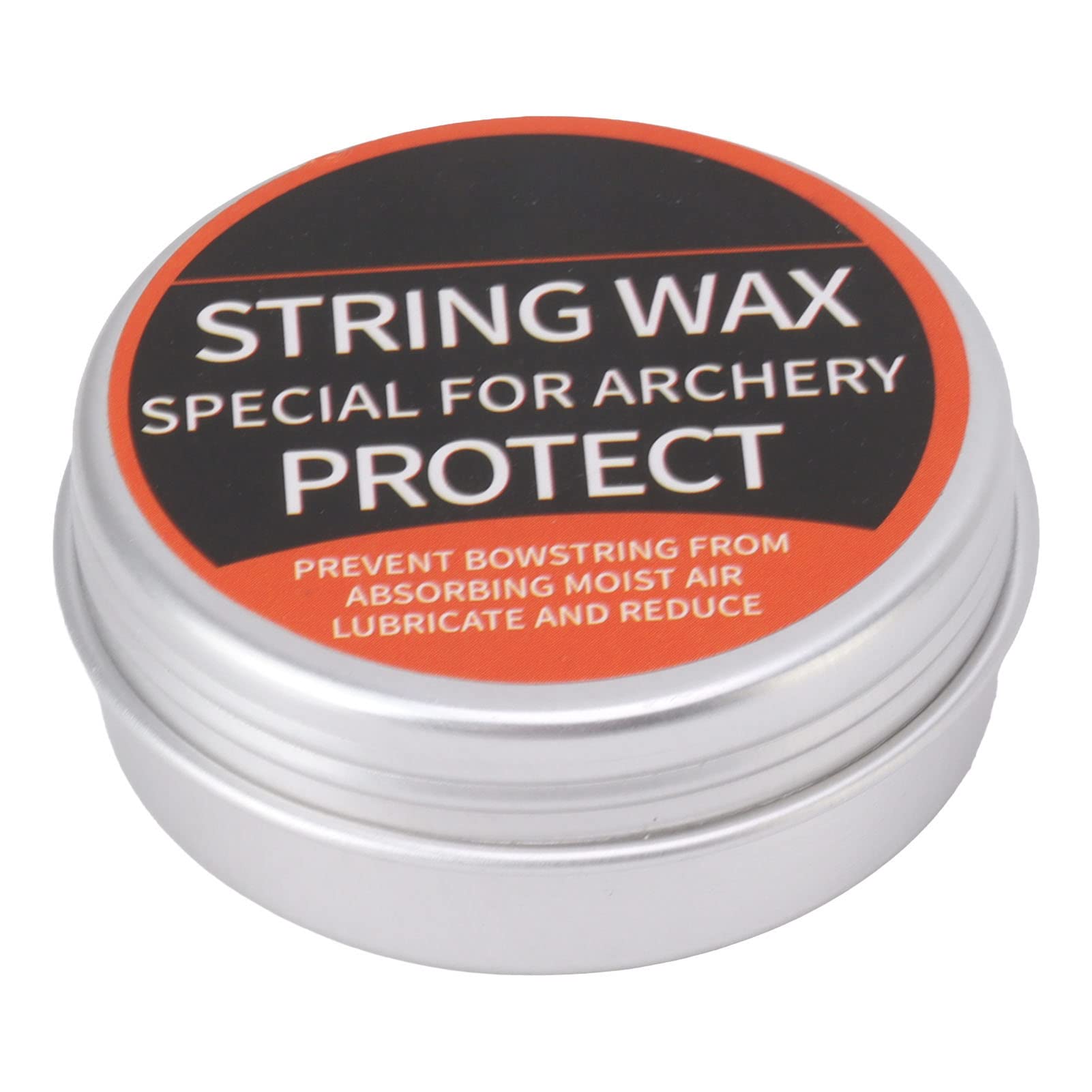 POENVFPO Bow Wax, Protective Archery Wax for Bowstrings, Reduce Friction and Prevent Fraying, Extend Life, Suitable for Most Bows, Odorless and Safe (Orange)