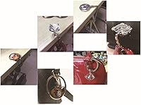 Vista 7 de Grtdrm Hermoso estilo de uva plegable premium bolso bolso bolso percha mesa gancho titular (blanco)