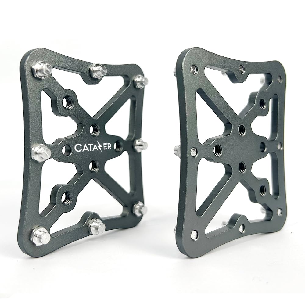 Clipless Clip-in Platform Adapter Pedal for Shimano SPD Pedals Aluminum Alloy Bike Pedal Adapter