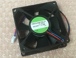 for PMD2408PTB1-A 24V 0.21A 3.8W 4700RPM 60CFM 80X80X25MM 3-Wire Cooling Fan