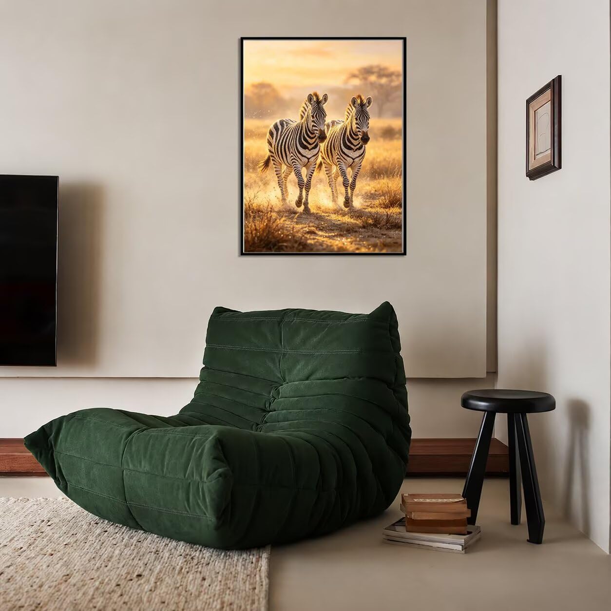5D Diamond Painting Erwachsene Zebra Eckige Steine 60x80-1172