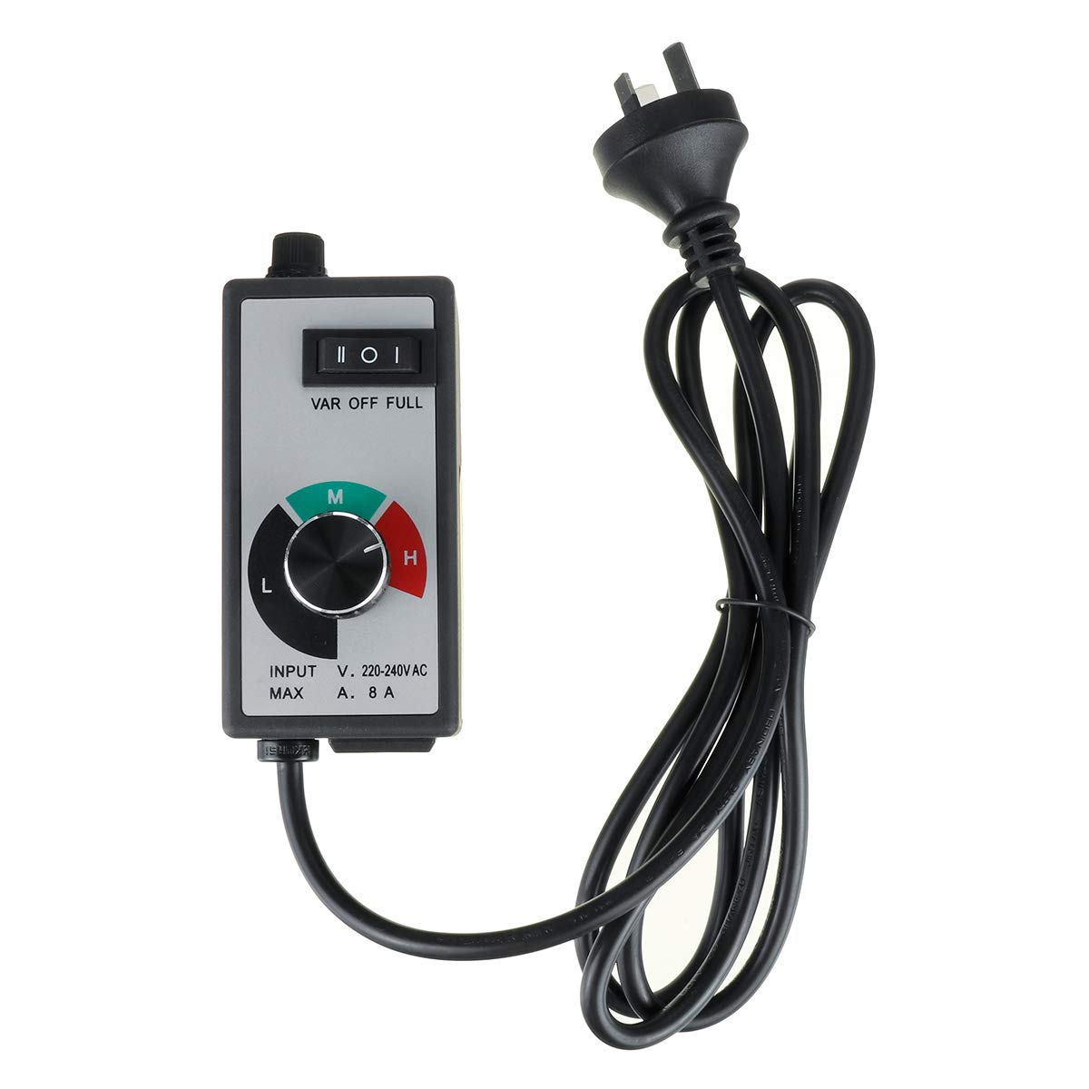 8A Ventilador Controlador De Velocidad Variable Enrutador Regulador Eléctrico Controles 220V-240V