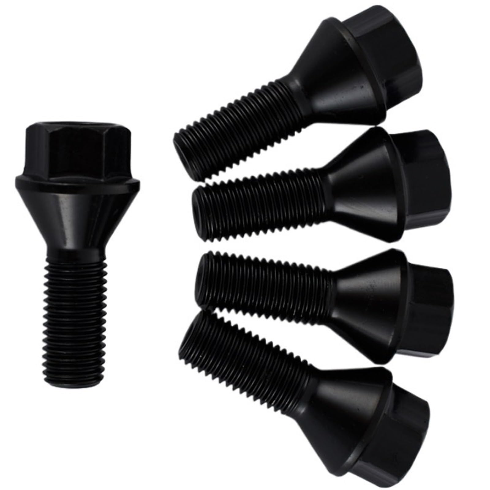 Bulloni ruota auto Compatibile Con BMW Per 5 E34 1987 1988 1989 1990 1991 1992 1993 1994 1995 1996 20 Dadi Per Cerchi In Lega In Acciaio Per Auto OEM: 36136781150