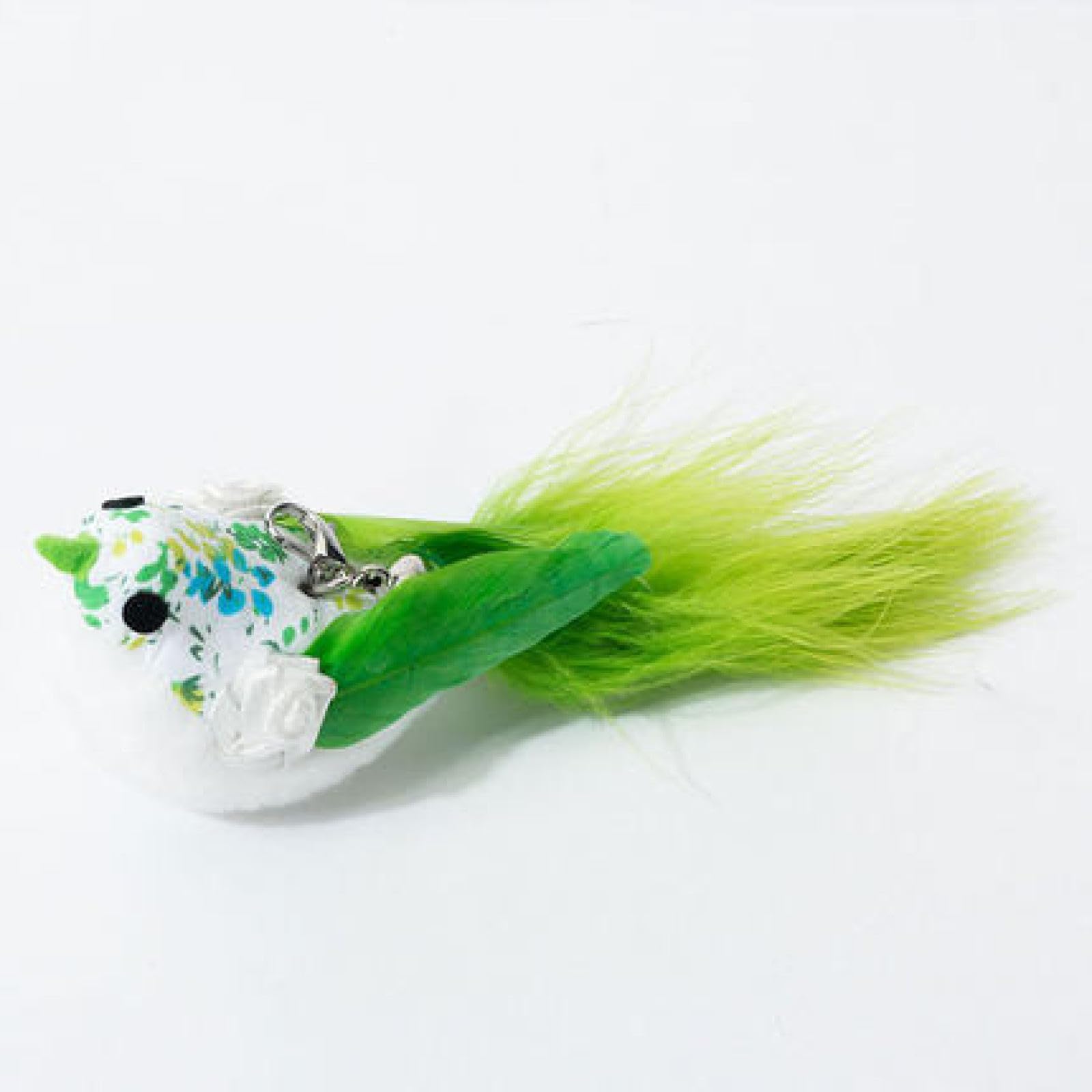 Juguete de Plumas para Gatos, Juguetes for Gatos, Varita de Plumas con Manos Libres y Campana, Potente Ventosa, Juguete Interactivo for Cazar Hacer Ejercicio, 1 Unidad, 24 Unidades