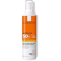 La Roche-Posay Anthelios Invisible Spray SPF 50+, spray solare trasparente senza profumi