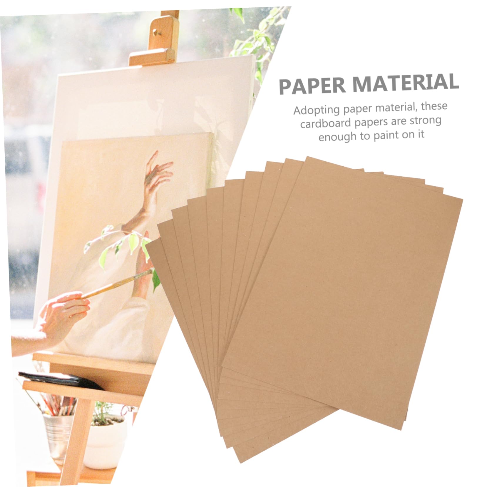 SEWOART Papier de Dessin Vierge 10 Feuilles pour Artistes, Papier Épais