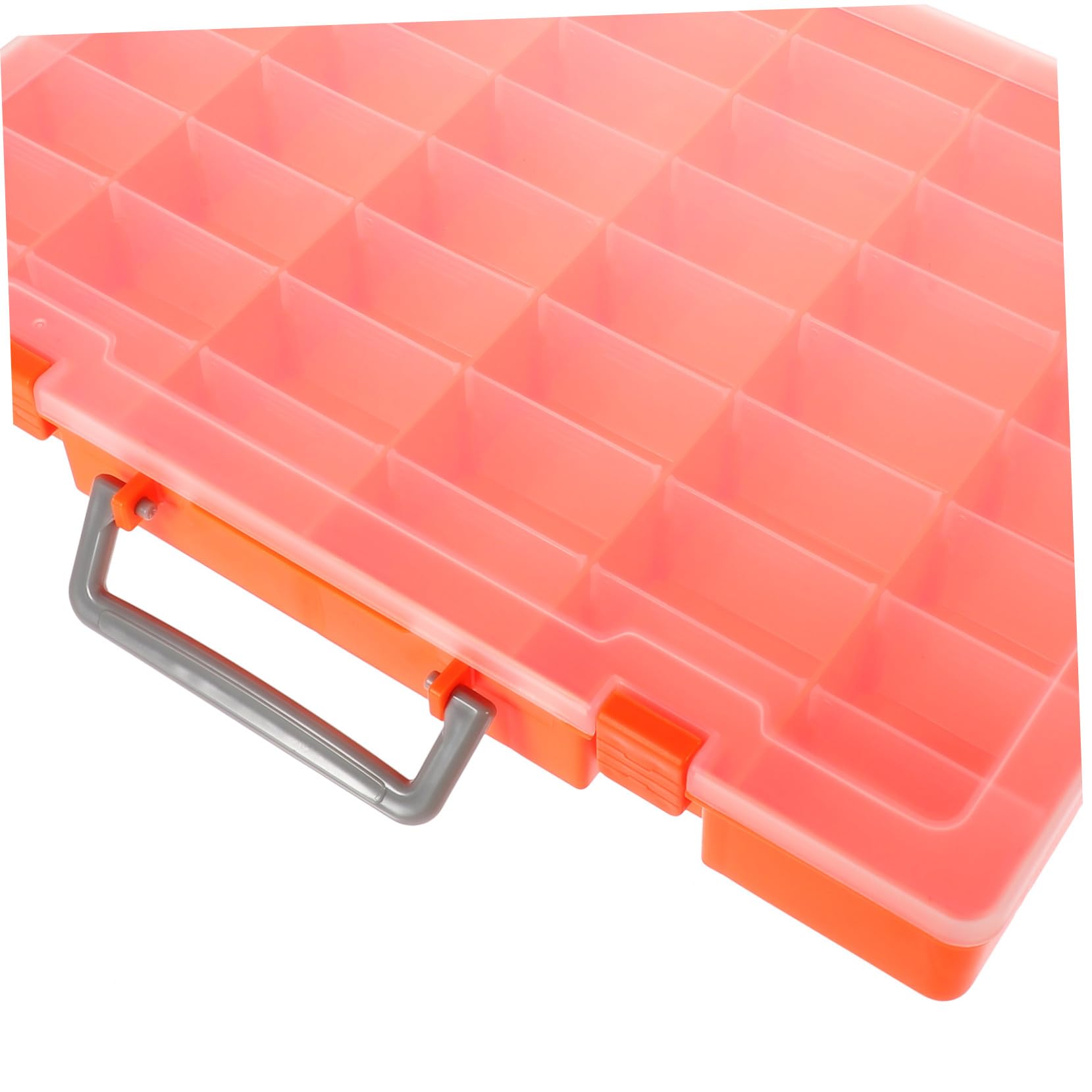 OSALADI Scatola Portaoggetti Trasparente con Scomparti Custodia per USB e Attrezzi da Pesca Organizer per Piccoli Oggetti e Accessori Informatici