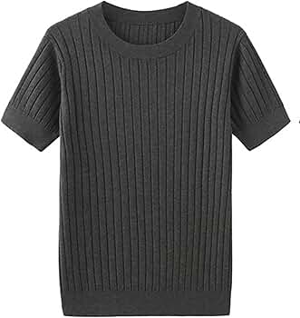 トップス T/C BASIC HALF SLEEVE KNIT SHIRT 61G1HgR4ZwL._AC_SY350_QL65_.jpg