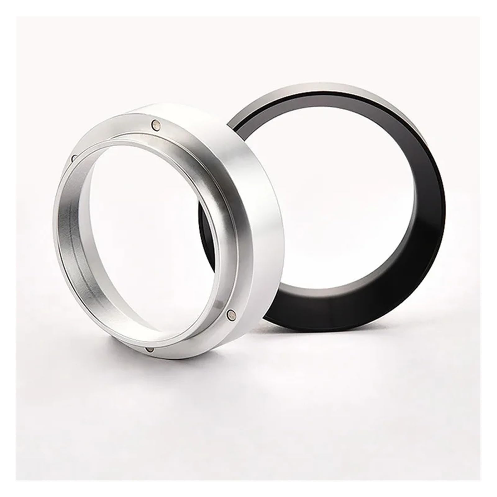 Anillo dosificador de café de 51MM, 53MM y 58MM, accesorios portafiltro, herramienta de embudo Barista, utensilios de café(Black 53mm)