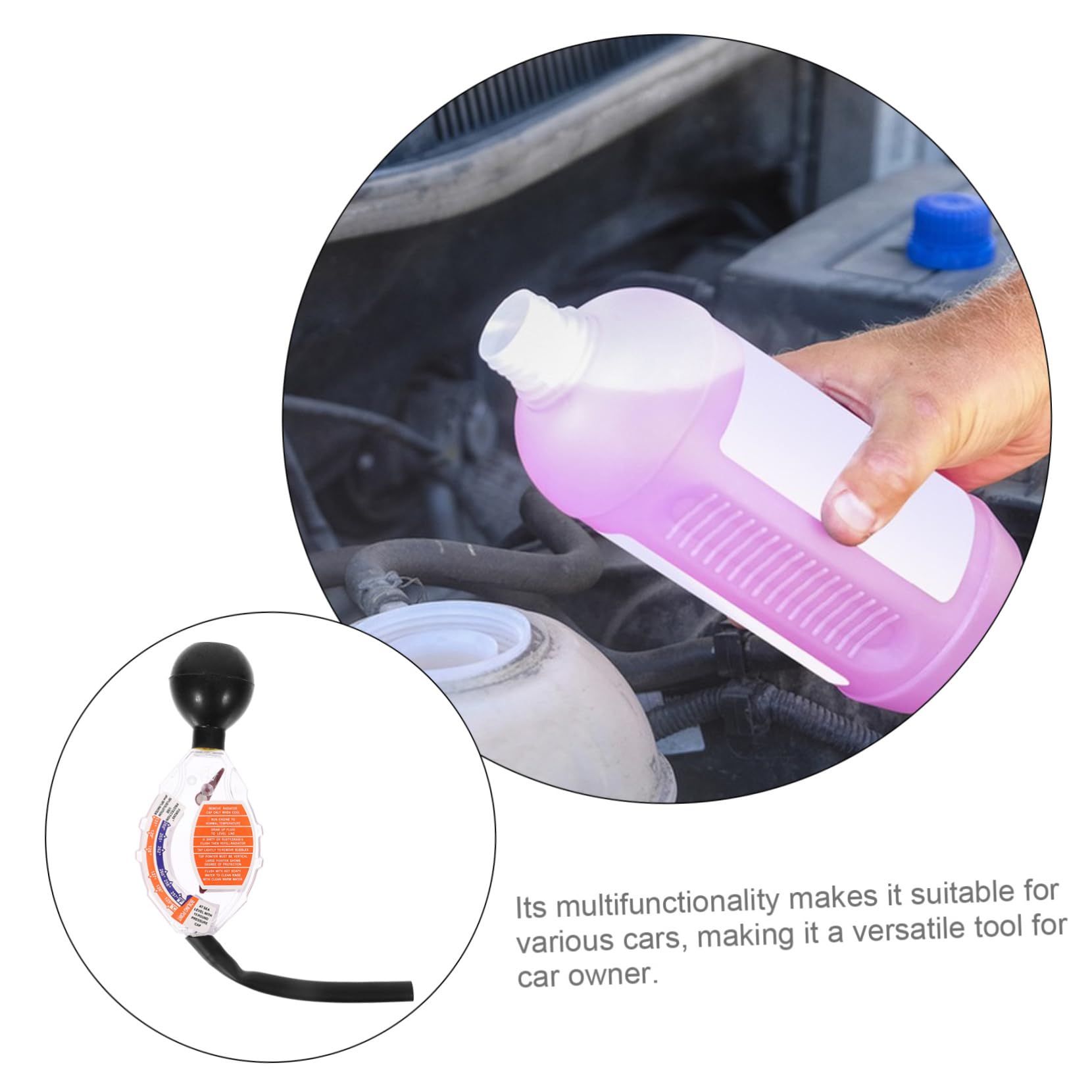 Alipis 4 Pezzi Tester Per Batteria Tester Per Liquido Refrigerante Antigelo Tester Per Antigelo Per Auto Idrometro Per Liquido Refrigerante Idrometro Antigelo Tester Per Liquido