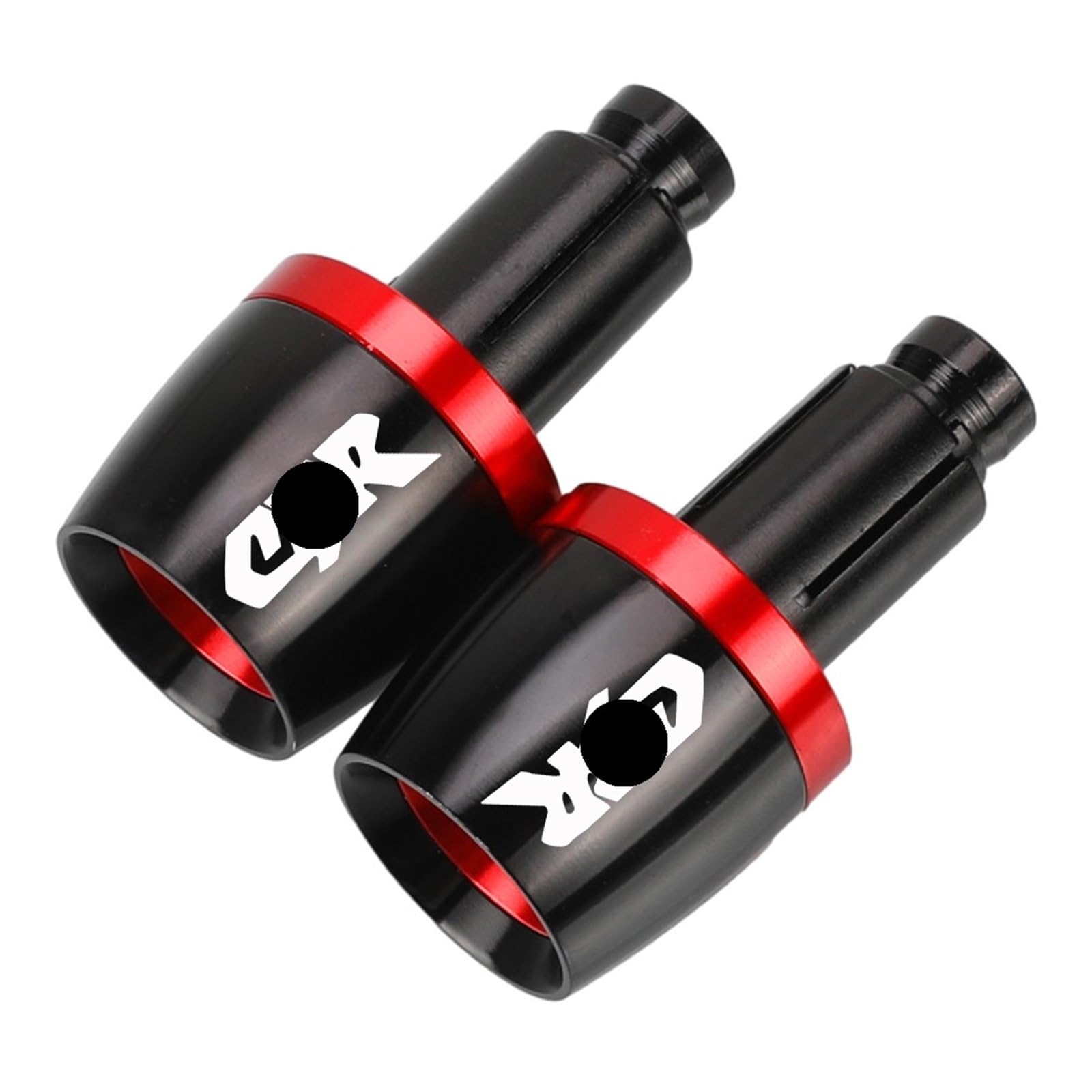 Moto Topes Manillar Empuñaduras De Manillar Motocicleta para CBR 600, 400, 900, 650, 150, 125, 300, 500, 929, 954, 1000, 250 R/RR/F/XX(Red)