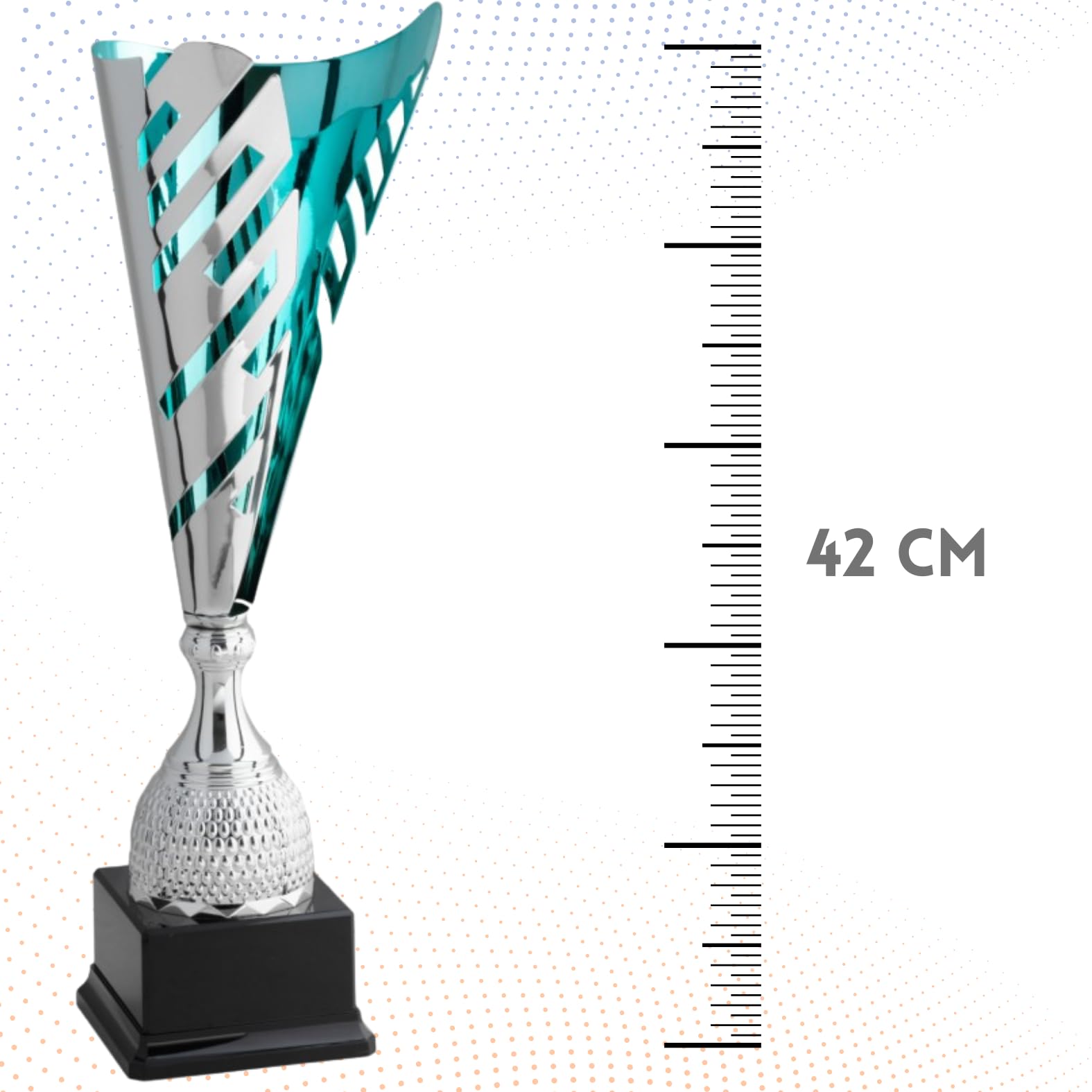 Coppa Trofeo Personalizzabile Grande in Metallo Varie Misure Calcio, Fantacalcio, Tennis, Padel, Basket Premiazioni Sportive ed Eventi con Targhetta Personalizzata cod 4.501