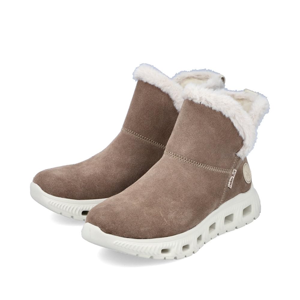 Rieker Mujer Botas M6050, señora Botas de Invierno,Repelente,riekerTEX
