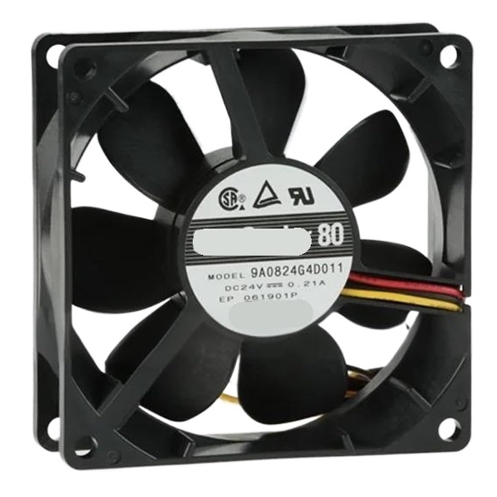 ZBWZXBDJ 9A0824G4D011 24VDC FAN 80X80X25mm 5.04W 3wire 4500RPM