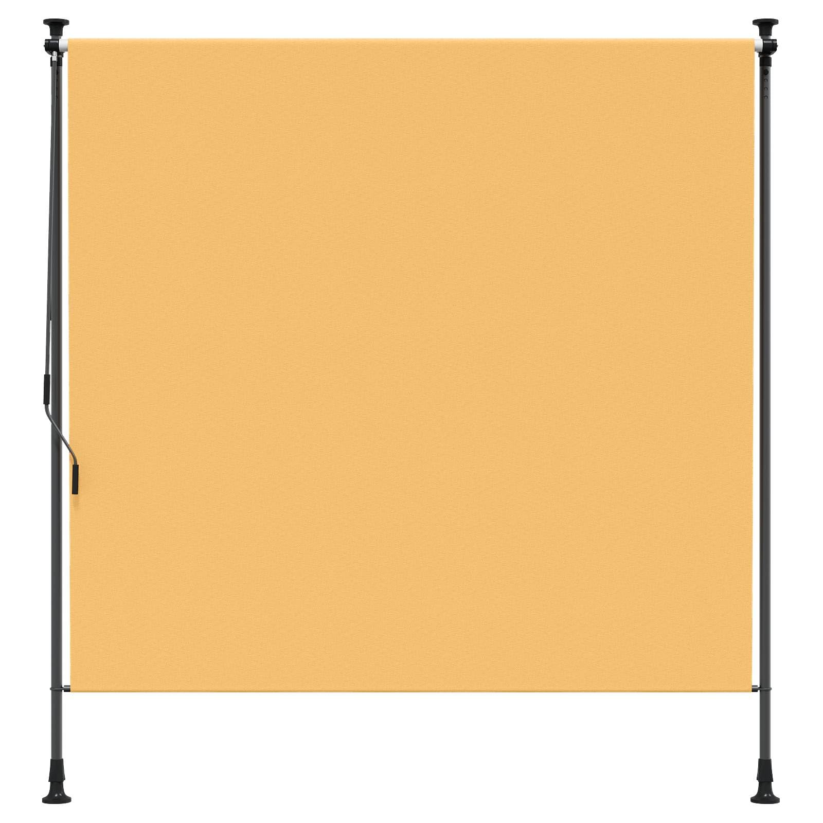 Tenda a Rullo Esterna 200x270 cm Sabbia per Balcone e Giardino
