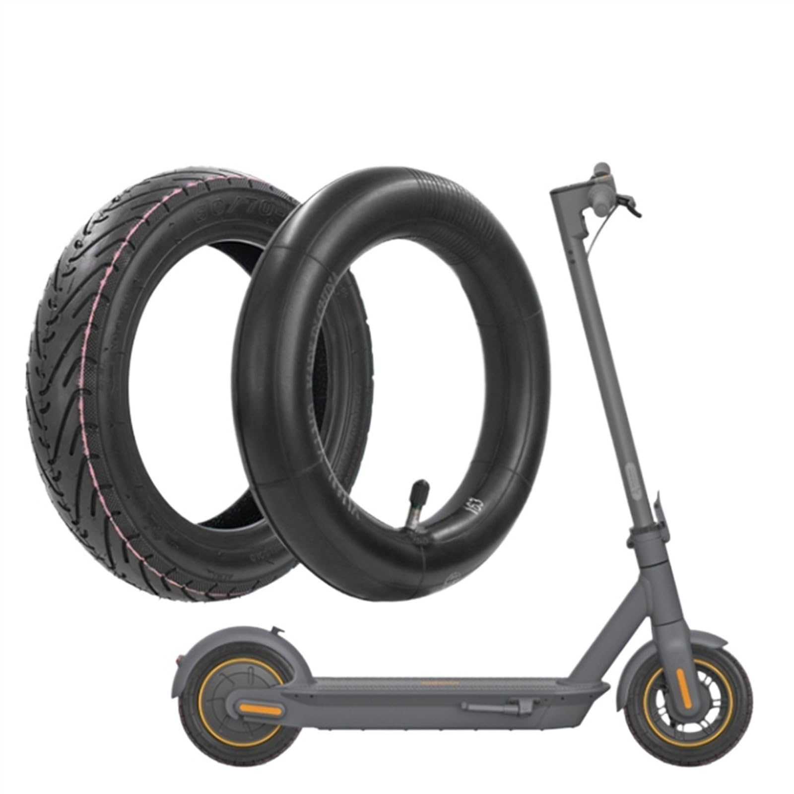 Générique Pneu AntidéRapant Trottinette USO apto Para Scooter électrique 10 Pouces 60/70 6.5 Pneu extérieur/10X2.125 intérieur pneus de Roue résistants à l'usure